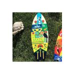 Mavion Brazil Renkli 75x25 cm Dekoratif Sörf Tahtası