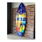 Mavion Dubai Renkli 100x33 cm Dekoratif Sörf Tahtası