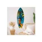Mavion Jungle Renkli 100x33 cm Dekoratif Sörf Tahtası