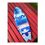 Mavion Maldives Renkli 100x33 cm Dekoratif Sörf Tahtası