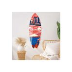 Mavion Sydney Renkli 75x25 cm Dekoratif Sörf Tahtası