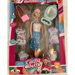 mavisudünyası Cindy Doll Oyuncak Bebek 4 Yedek Elbiseli 30 Cm Model Bebek M