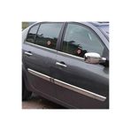 MaviTuning Renault Megane 2 Sedan Krom Cam Çıtası Seti 2004 - 2010