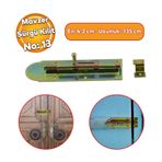 Mavzer Surgu No:14 Kilit Kadmiyum 42X135 Mm Surgulu Kapi Pencere Emniyet Kilidi Surgusu