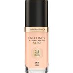 Max Factor FaceFinity 3'ü 1 Arada Kalıcı Fondöten SPF 20 55 Beige Pürüzsüz Görünüm