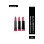 Max Factor Matte Lipstick Ruj 15 Flame + 20 Rose + 25 Blush
