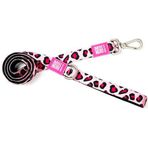 Max & Molly Leopard Pink Desenli L Köpek Gezdirme Kayışı