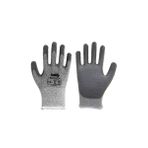 Max Safety PU-FLEX3-10 No:10 Siyah Gri PU Kaplı Kesilmeye Dirençli İş Eldiveni