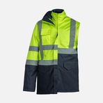 Max Safety WP100-L Sarı Lacivert L Oxford Parka
