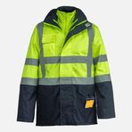 Max Safety WP100-XXL Sarı Lacivert XXL Oxford Parka
