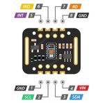 MAX30102 Nabız Kalp Atış Hızı Sensörü Biyosensör I2C Kandaki Oksijen Konsantrasyonu Ölçümü