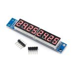 Max7219 8 Bit Hane Kırmızı 7 Segment Ekran 0.36 İnch Saat Seri Haberleşme Dijital Gösterge Display Alarm 8 Dijit Alfanümerik Rakam Zaman Sıra
