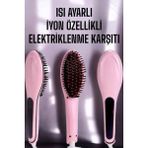 Maxdora Saç Düzleştirici Tarak Isı Ayarlı Yıpranma Önleyici Düzleştirici Fön Tarak - MX002U-7JPRX - Çok Renkli