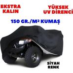 Maxdurable Ekstra Kalın Kuba Alterra 580 Siyah Atv Brandası Su Geçirmez