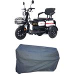 MaxDurable Stmax Smart 3000 3 Tekerlekli 1 Kişilik Motor Brandası Su Geçirmez Motosiklet Örtüsü - Gri