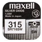 Maxell 315 SR716SW 10'lu Paket Hafıza Pili
