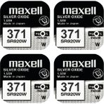 Maxell 371 SR920SW 1.55V Saat Pili 4 Adet - 4'lü