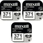 Maxell 371 SR920SW 3 Adet Saat Pili