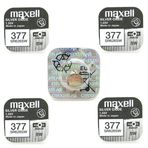 MAXELL 377 Pil Gümüş Oksit 1,55V, 5X Tekli Blister