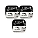 Maxell 379 SR521SW 3'lü 1.55 V Saat Pili