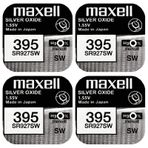 Maxell 395 SR927SW 1.55V Saat Pili 4'lü