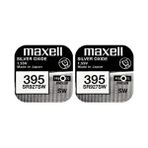 Maxell 395 SR927SW 1.55V Silver Oxide Saat Pili 2 Adet %100 Orijinal Yüksek Performans