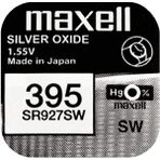 Maxell 395 SR927SW Düğme Saat Pili 1.55V Çinko 1 Adet Uzun Süreli Kullanım İçin