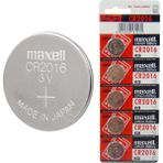 Maxell CR-2016 3 V 5'li Lityum Pil