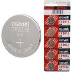 Maxell Cr 2016 Lityum Pil 5'li Paket - 1 Adet