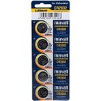 Maxell CR2032 3V Lityum Düğme Pil 5'li Blister 1,5 V Voltaj ile Yüksek Performans