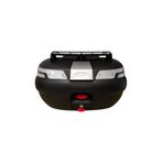 Maxem Motosiklet Arka Çanta SL 45 Litre Sırt Dayama ve Üst Bagaj Full Set Şeffaf Reflektör