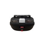 Maxem Motosiklet Arka Çanta SL 45 Litre Sırt Dayama ve Üst Bagaj Full Set Siyah Ref