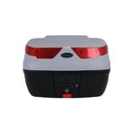 Maxem Motosiklet Arka Çantası Gri 40 Litre Topcase Motor Çanta SL-40