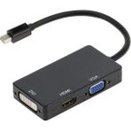 Maxgo 2106 Mini Thunderbolt Displayport To Hdmi Dvi Vga Kablo Çevirici Dönüştürücü