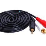Maxgo 2109 3.5 mm Stereo To 2rca Kablosu Aux Tos Ses 1.5 m Kablo