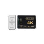 Maxgo 2128 5 Port Kumandalı Ultra HD 4K HDMI Çoklayıcı Çoğaltıcı Switch Splitter