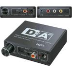 Maxgo 2196 Optik Ses Dönüştürücü Çevirici Kablo Adaptör 3,5 İnç Analog DAC Bağlantı 5V Uyumlu - Siyah