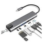 Maxgo 3008 8 in 1 USB Type-C Hub