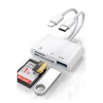 MAXGO 3113 Type-c Lightning Usb Otg Tf Sd Micro Kart Okuyucu Çevirici Dönüştürücü Adaptör