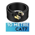 MAXGO 3154 Cat 7 Ethernet Kablosu 10 Metre internet RJ45 LAN Modem Data Kablo, 10Gbps, 600MHz