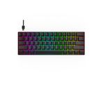 MAXGO 3155 Blue Switch Mini Rgb Oyun Klavyesi Gaming Mekanik 61 Tuşlu 17 Rgb Led Usb Tip-c Kablosu S