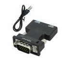 Maxgo VGA To HDMI Çevirici Dönüştürücü Ses Destekli Kablo