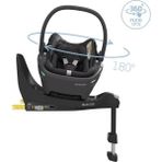 Maxi-Cosi Coral 360 Dönebilir Isofix Bazalı 2'si Bir Arada Ana Kucağı ve Oto Koltuğu Essential Black