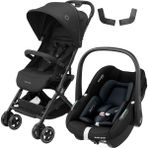 Maxi-Cosi Lara2-Pebble S Tek Elle Katlanabilen Ultra Kompakt Seyahat Sistem Bebek Arabası Black