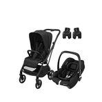 Maxi-cosi Leona2-cabriofix I-size Black Ultra Kompakt Seyahat Sistem Bebek Arabası - Siyah