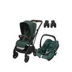 Maxi-cosi Leona2-cabriofix I-size Green Ultra Kompakt Seyahat Sistem Bebek Arabası - Yeşil