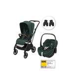 Maxi-Cosi Leona2-Pebble 360 Pro Tek Elle Katlanabilen Çift Yönlü Seyahat Sistem Bebek Arabası Green