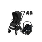 Maxi-Cosi Leona2-Pebble S Tek Elle Katlanabilen Ultra Kompakt Çift Yönlü Seyahat Sistem Bebek Arabası Black