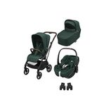 Maxi-cosi Leona2 Twillic Green 3 Ü 1 Arada Seyahat Sistem Bebek Arabası - Yeşil