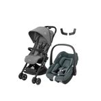 MAXİ-COSİ Maxi-Cosi Lara2-Pebble S Tek Elle Katlanabilen Ultra Kompakt Seyahat Sistem Bebek Arabası Grey-Graph